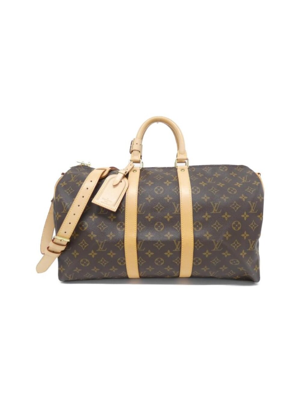 Louis Vuitton Monogram Keepall Bandouliere 45 Boston Bag